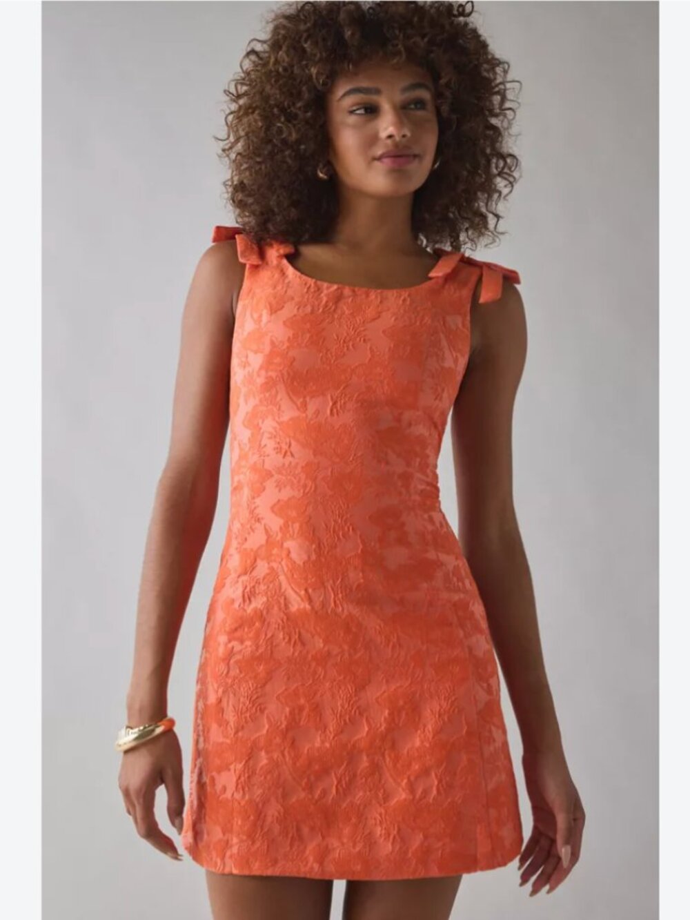 NWT Urban Outfitters Sister Jane Neroli Bow Detail Jacquard Mini Dress